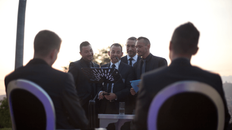 PROTOCOLO EN UNA CEREMONIA GAY
