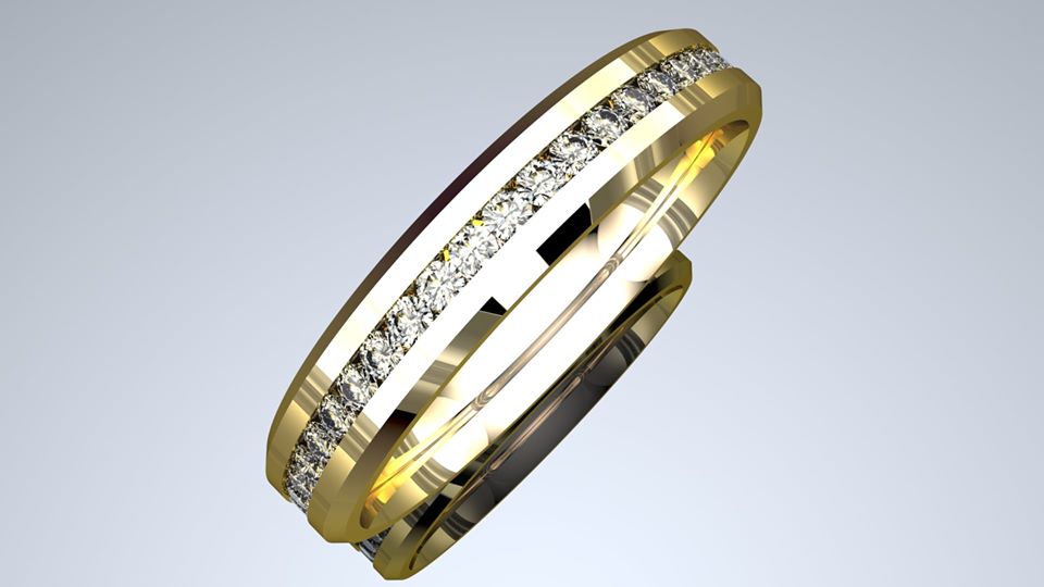 Ares oro amarillo blanco Anillo Ares - Imagen 7