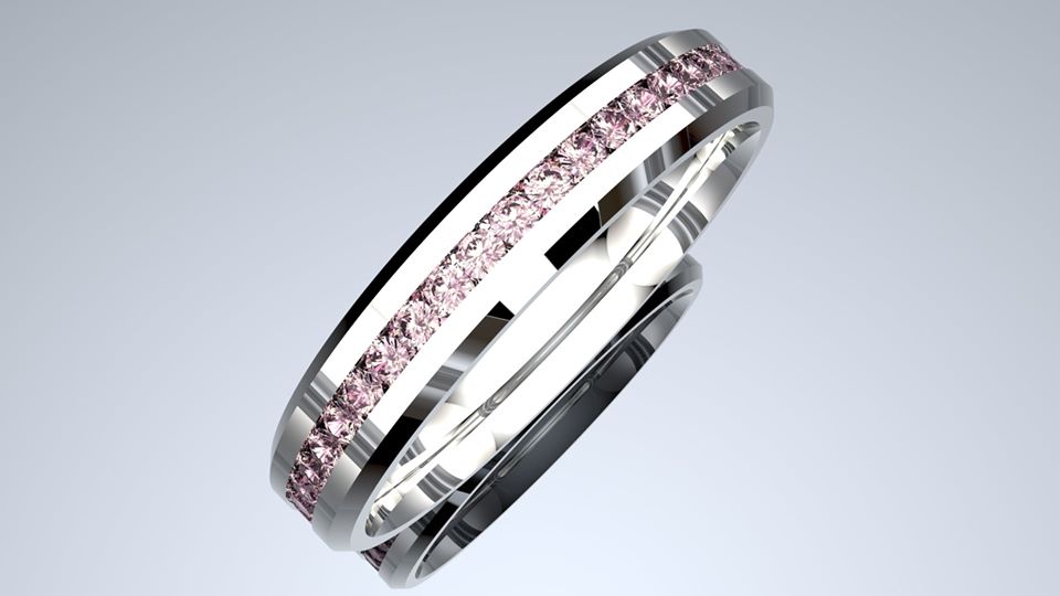 Ares oro blanco rosa Anillo Ares - Imagen 5