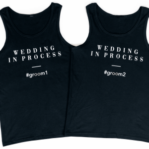 Love Box camisetas sin mangas dúo "Wedding in process"