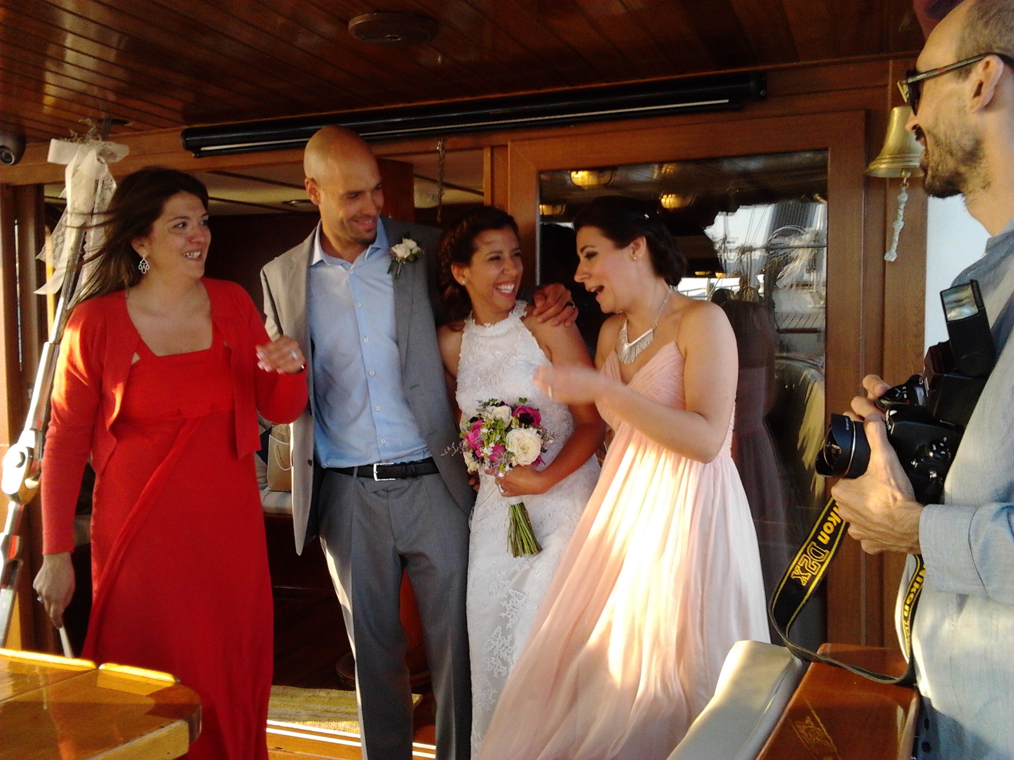 BODA EN VELERO CLÁSICO