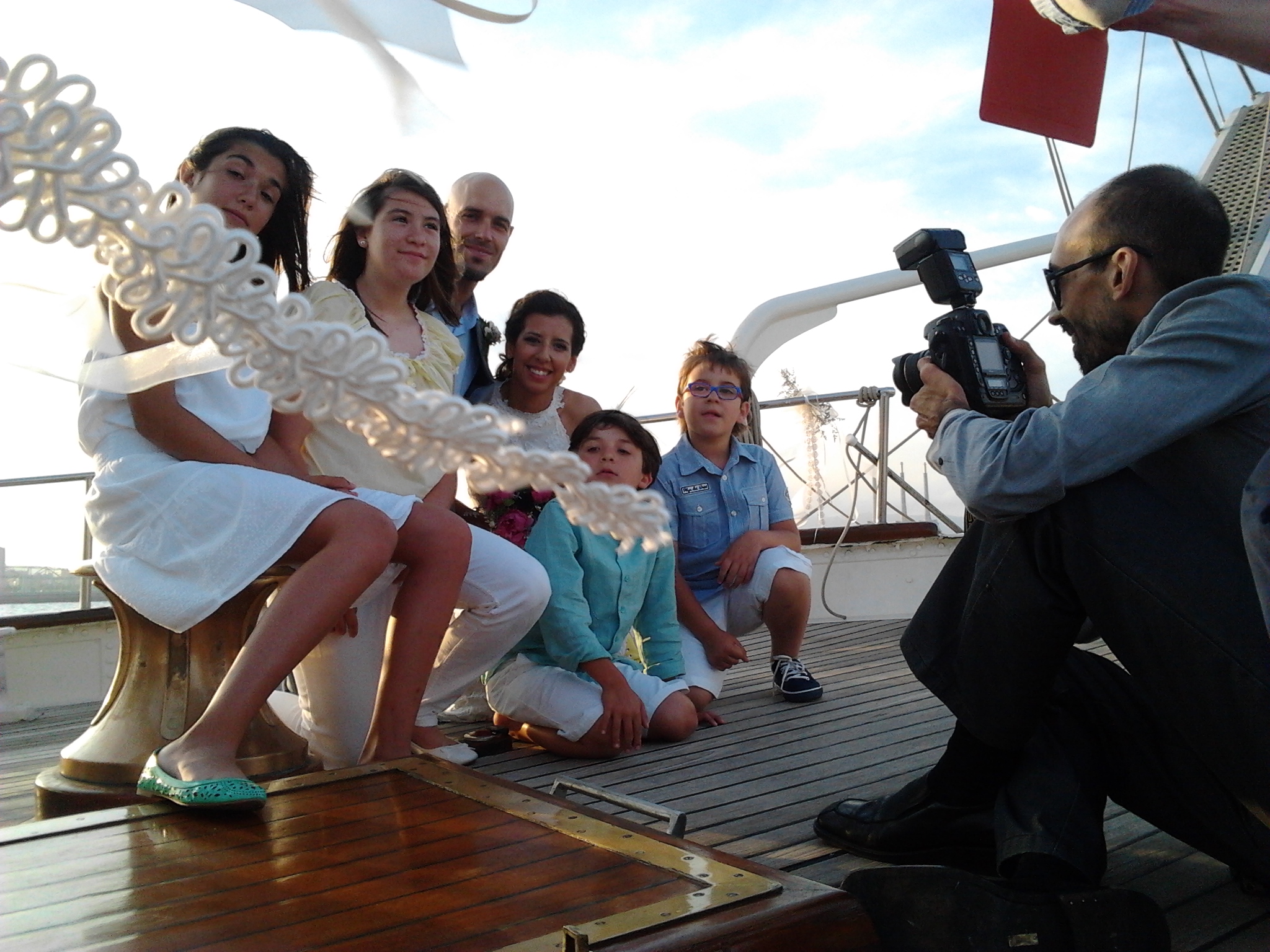 BODA EN VELERO CLÁSICO