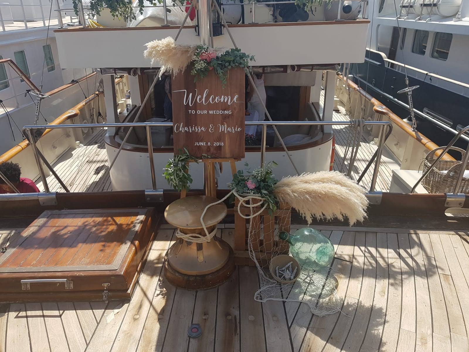 BODA EN VELERO CLÁSICO
